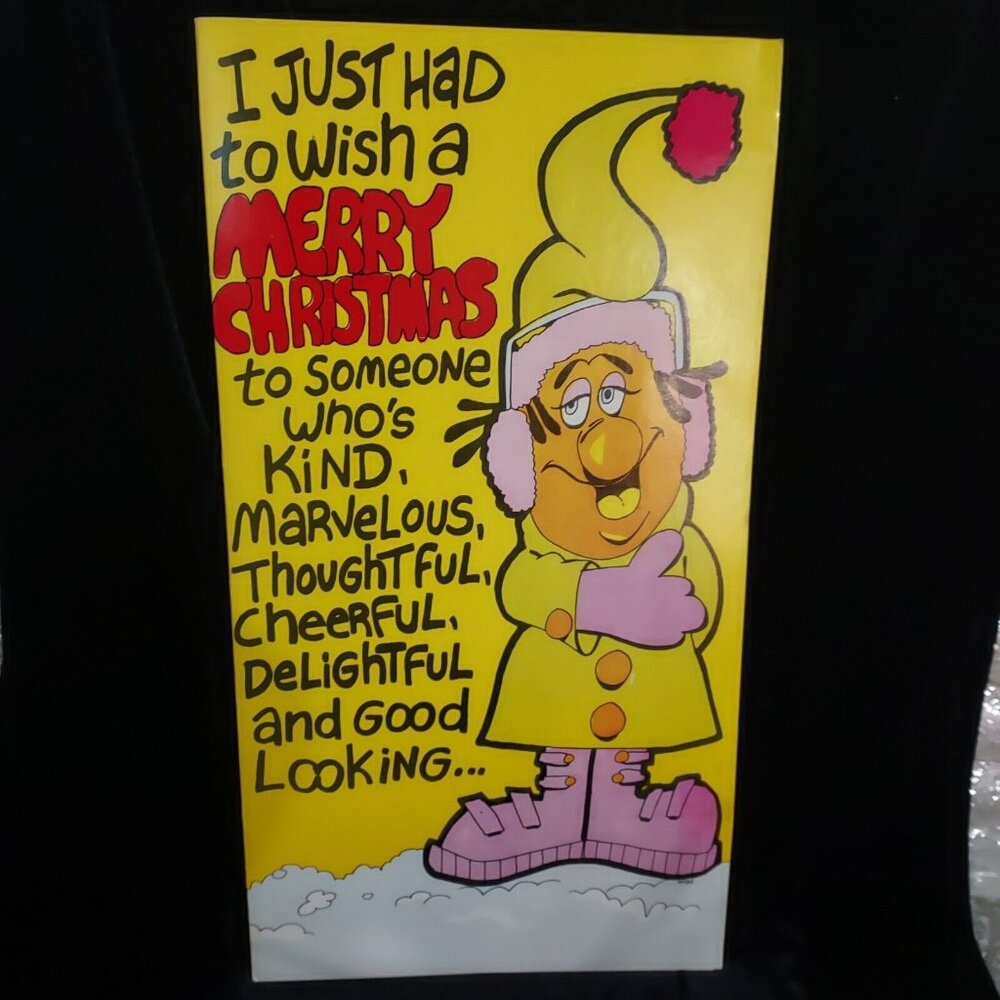 Christmass Card 15"x8" With Envelope- Happy Day Brand Made In USA. - Picture 6 of 6